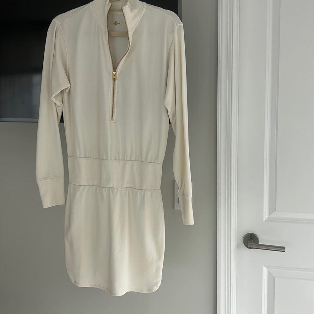 Cute beige sweatshirt dress